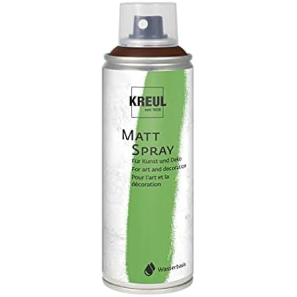 Sprayfärg - KREUL - 76325 - 200 ml - Choklad - Vattentålig och väderbeständig