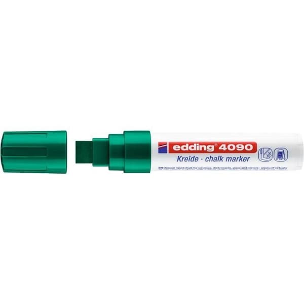 Set av 5 Flytande kritmarkörer 4090 grön 4-15 mm