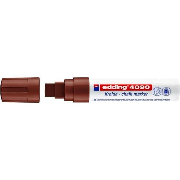 Pack med 5 flytande kritmarkörer 4090 brun 4-15 mm
