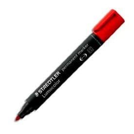 Lumocolor permanent markör - STAEDTLER 352 - Röd - Kulspets - Paket med 10 st