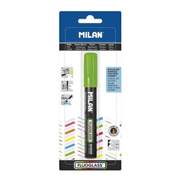 Fluoglas markör mejselspets 2-4mm Grön