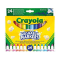 Miniatyrbild 1 av 4: Crayola -24 tvättbara markörer, Maxi tip, Assorted, för skola och fritid, Färg, 58 6570 - 58-6570