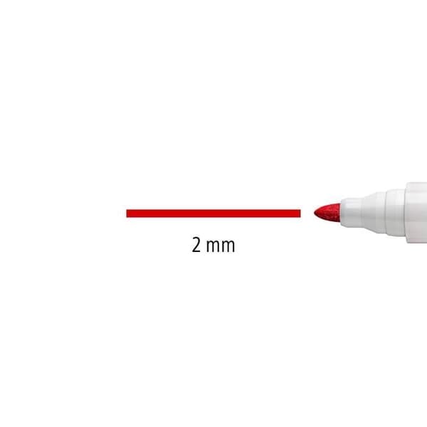 Staedtler Lumocolor 351 Whiteboard-markör Kulspets Ca. Whiteboards, 351 WP6X Whiteboard-markörer, 6-pack