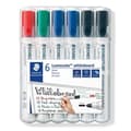Miniatyrbild 1 av 4: Staedtler Lumocolor 351 Whiteboard-markör Kulspets Ca. Whiteboards, 351 WP6X Whiteboard-markörer, 6-pack