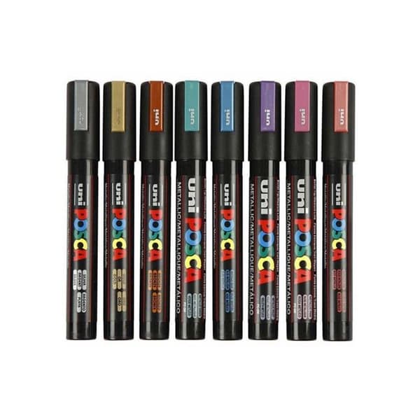 uni-ball POSCA PC-5M färgmarkör, bärväska