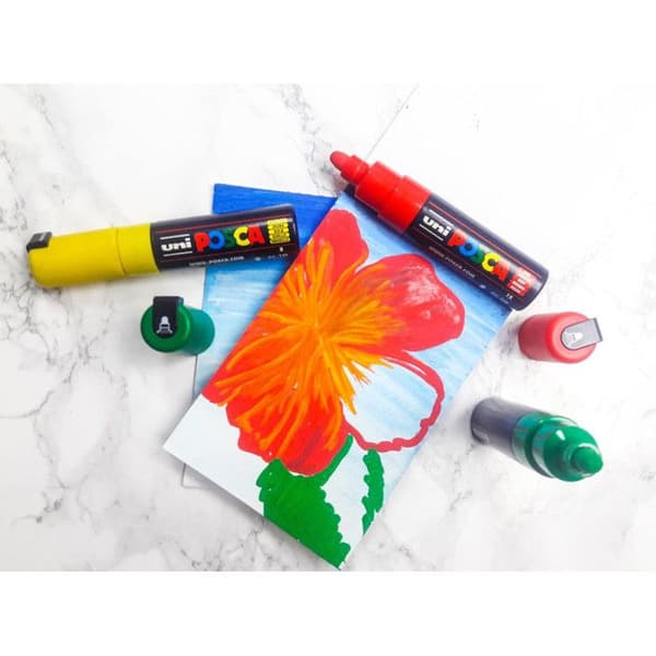 POSCA PC7M VT Lila Marker - Konisk spets - Stor - Opak