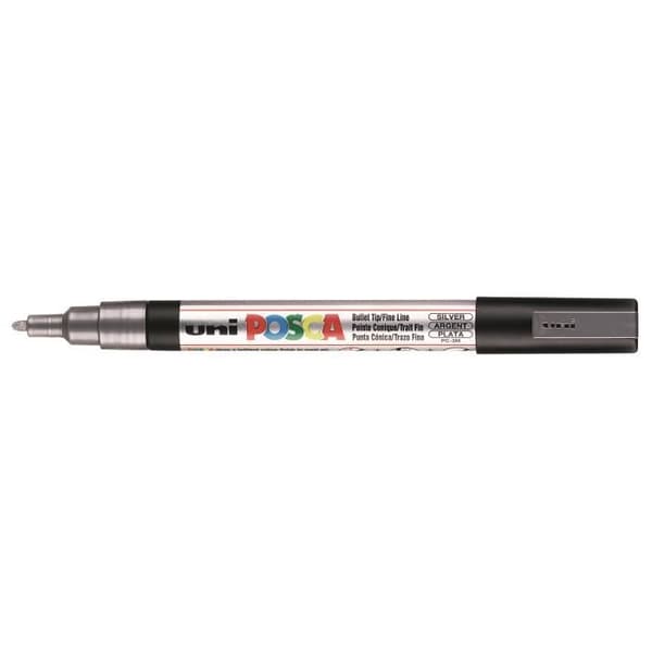 POSCA Marker Fin konisk spets Silver