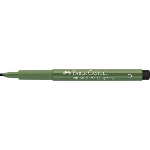 Filttusch - Faber-Castell - Pitt Artist Pen - Grön kromatisk ogenomskinlig - Oupphörlig - Avancerad
