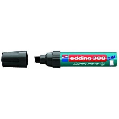 Edding Jumbo Set med 10 st mejselspetsmarkörer 4 till 12 mm Svart - e-388