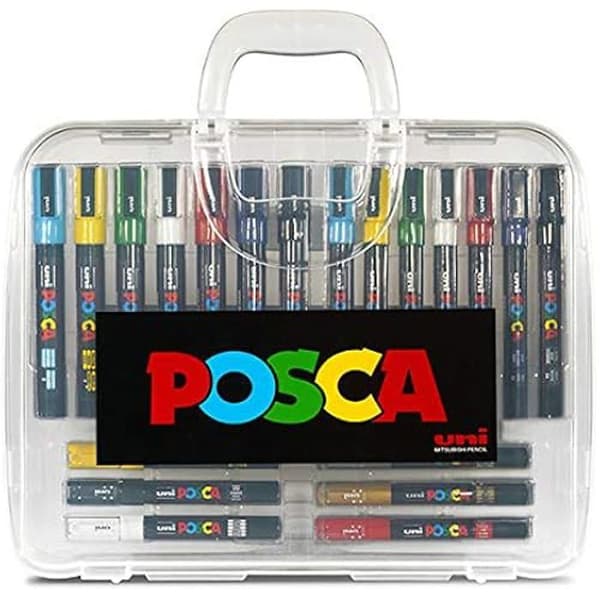 Målarpennor - POSCA - PC1m-3m-5m - 20 enheter - Matt finish - Opaque