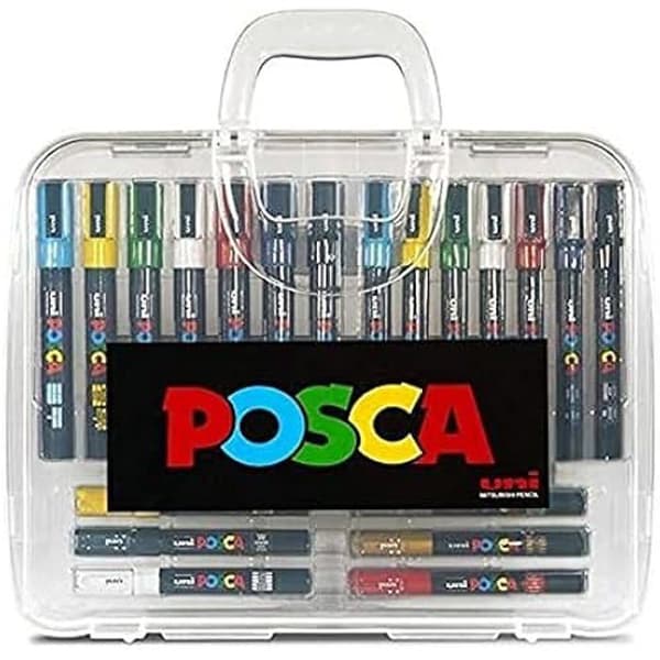 Målarpennor - POSCA - PC1m-3m-5m - 20 enheter - Matt finish - Opaque