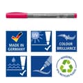 Miniatyrbild 4 av 4: Staedtler - 371-73 - PIGMENT ART - Pensel 371 - Filttusch - Penselspets - Färg bränd sienna - Paket med 10-