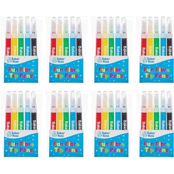 Baker ross - FX391 - Mini Färgpennor för Barn - 8-pack, Kreativa Hobbyartiklar