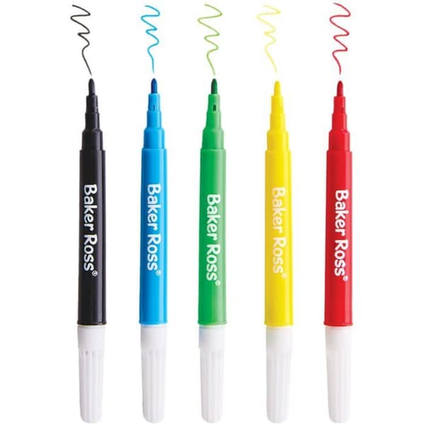 Baker ross - FX391 - Mini Färgpennor för Barn - 8-pack, Kreativa Hobbyartiklar