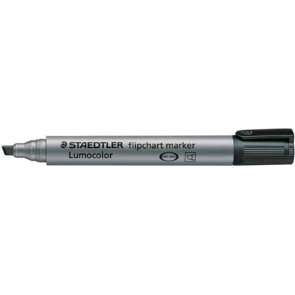 Marker - STAEDTLER - 356B - Pack of 10 - Chisel tip - Permanent - Black
