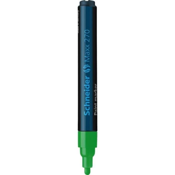 Målarpenna - SCHNEIDER - Maxx 270 - Spets konisk 2-3 mm - Grön färg - Oemotståndlig