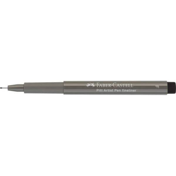 Filtpenna - Varmgrå 4 - Fin spets 0,5 mm - Pitt Artist Pen - Faber-Castell