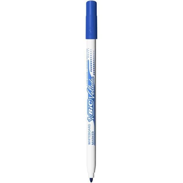 BIC Velleda 1721 Dry Erase Whiteboard Markers Fine Bullet Tip - Diverse färger, påse med 8