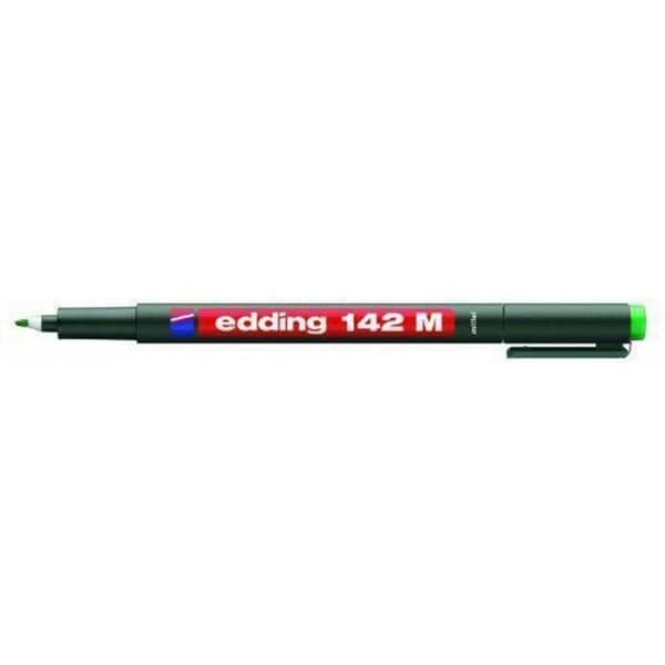 Permanent markers - Edding - e-142 M 1.0 - 10 stycken - Fin spets 1 mm - Grön färg