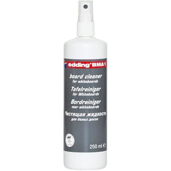 edding BMA 1 taveltvätt - 1 sprayflaska - 250 ml - vätske rengöringsmedel för whiteboards - rengör på djupet och gör inte