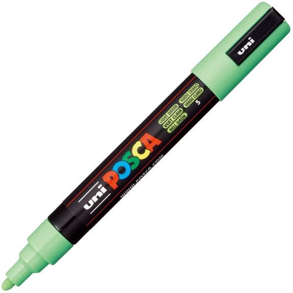 POSCA Marker Medium konisk spets Ljusgrön - Vattenbaserad färg - Linjebredd 1,8-2,5 mm