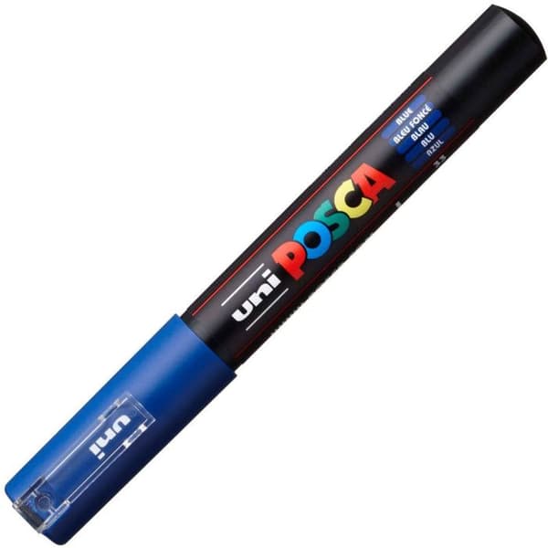 MÖRKBLÅ MARKER EXTRA FIN TIPS 0, Blå, turkos, himmel