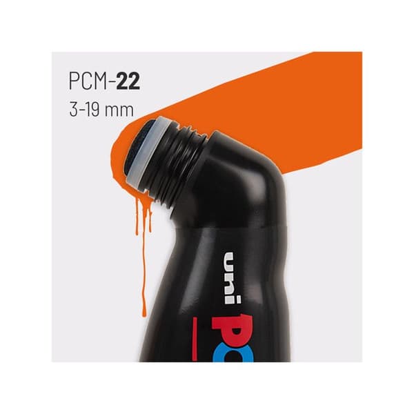 Markör - POSCA - MOP'R - Mörkgrön - XXL rund spets - 3 till 19 mm - Alla media