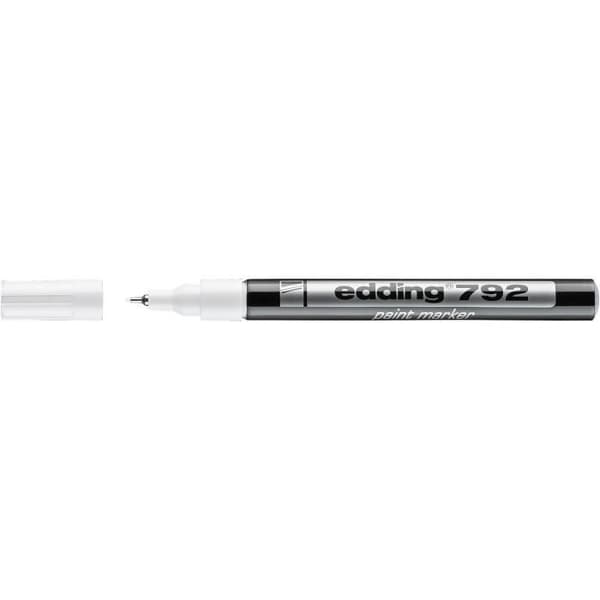 Målarpenna EDDING 792 - Vit - 0,8 mm - Opaque