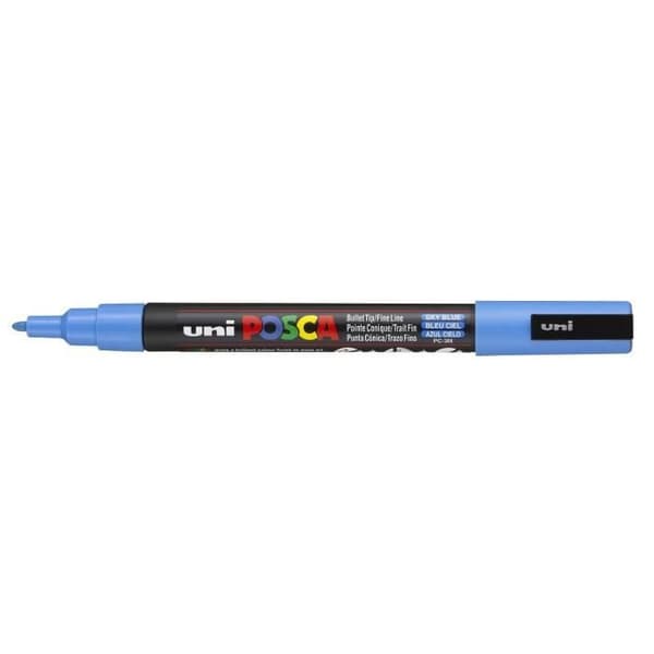 POSCA Marker Fine Conical Tip Sky Blue