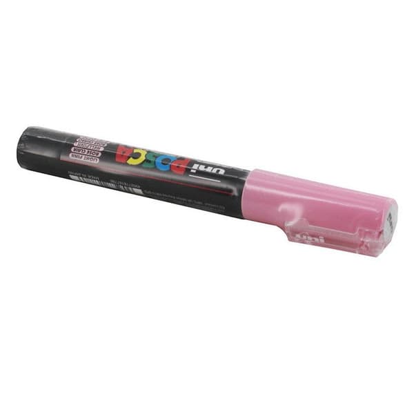 POSCA Marker Extra Fine Tip Ljusrosa - Opak - Linjebredd: 0,7 mm