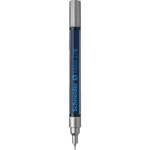 Målarpenna - SCHNEIDER - Maxx 278 - Fin spets - Silver - Opaque