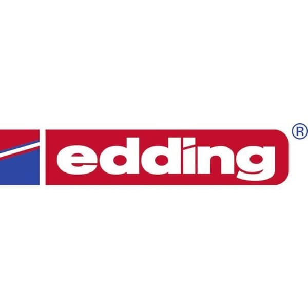Glasmarkör - EDDING - e-95/4S - 4 färger - 1,5 mm och 3 mm - Outplånlig och ogenomskinlig