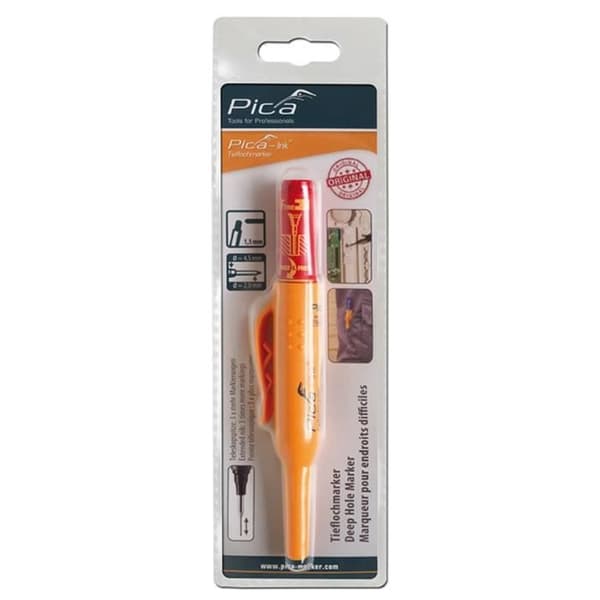 Pica Deep Hole Ink Marker, röd
