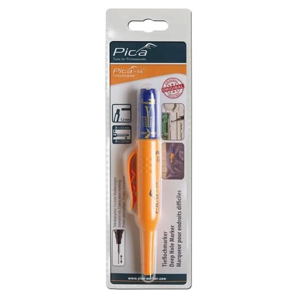 Pica Deep Hole Ink Marker, blå