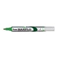 Miniatyrbild 1 av 3: Pentel Maxiflo 12-pack av tvättbara whiteboardmarkörer Medelspets Flytande bläck Grön