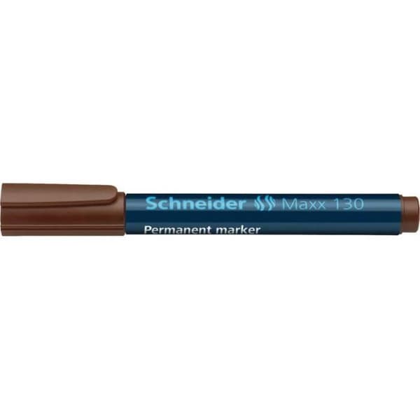 Permanent marker Maxx 130 Pte Ogive 1-3 mm brun - SCHNEIDER - Oföränderlig - Opaque