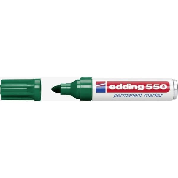 Permanent marker - Edding - 4-550004 - grön - rund form - 3-4 mm