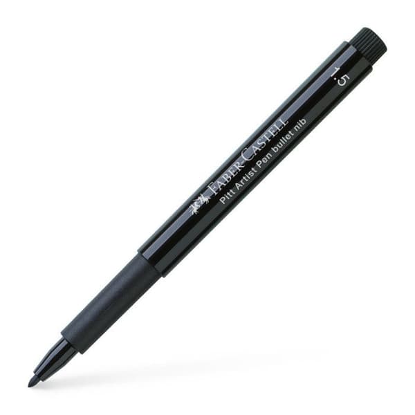 Filt penna - FABER-CASTELL - Pitt Artist Pen - 1,5 mm - Oföränderlig - Svart
