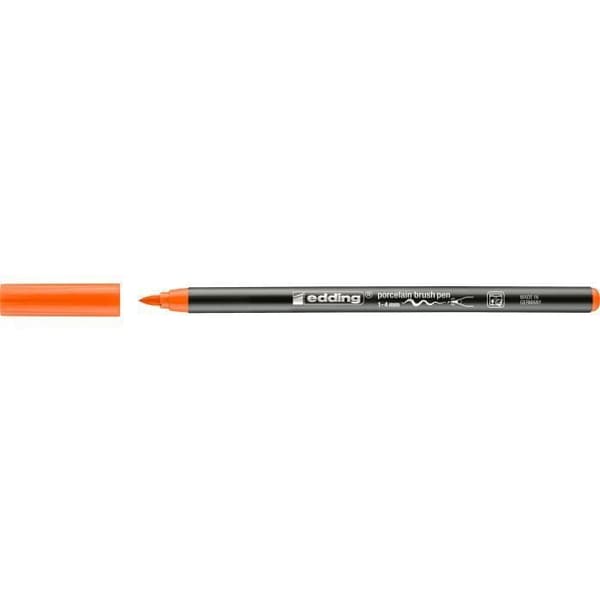 edding4200 porslinspenna - EDDING - Orange - Nypspets - Vattentålig