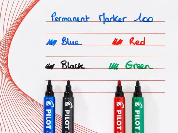 Pilot märkpenna rund SCA 100 1mm röd 20st