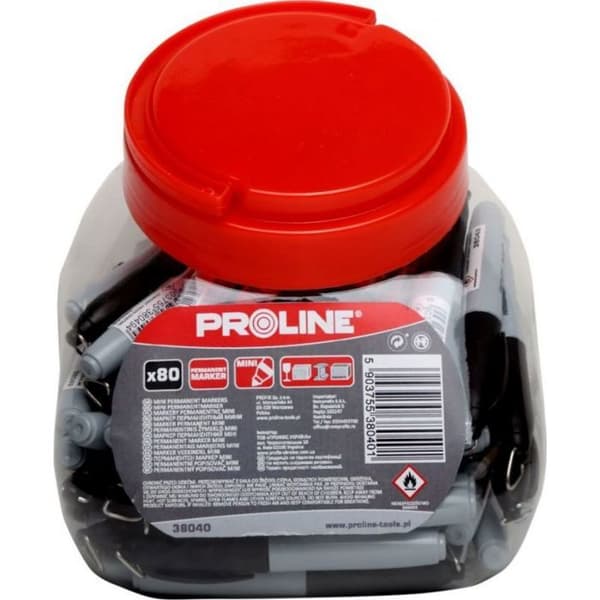 Marqueur - Pro-line marker - Permanent marker Mini, svart, ProLine - 38049
