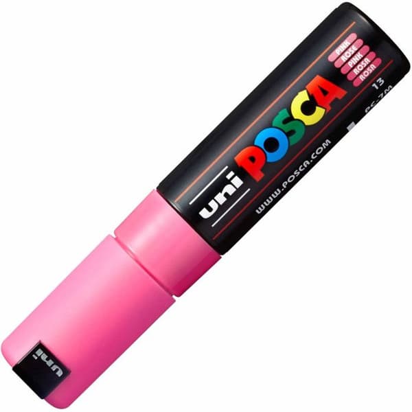 Markör - POSCA - PC7M RE - Konisk spets - Stor - Rosa