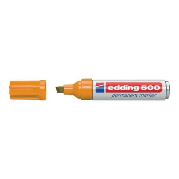 edding 500 Permanent Markör för glas, metall, plast orange 2-7 mm