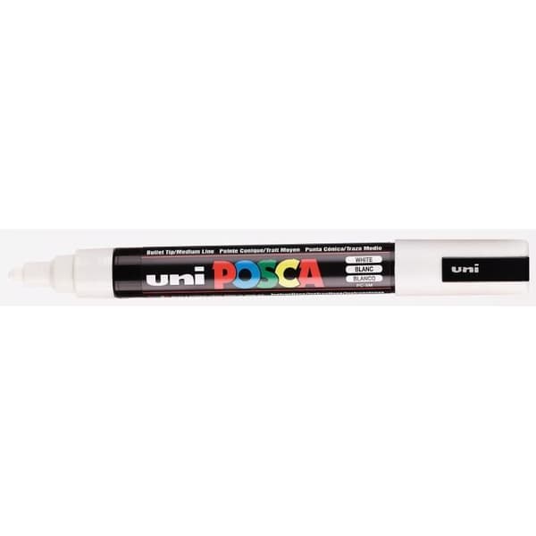 POSCA White Medium Bullet Tip Marker