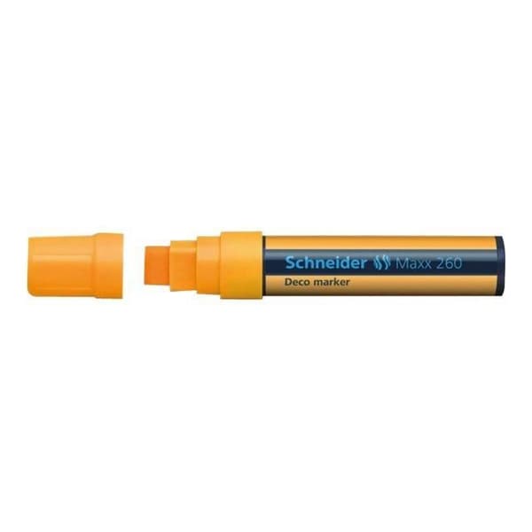 Schneider Maxx 260 Glasmarkör orange vattenbaserad flytande krita 2-15 mm