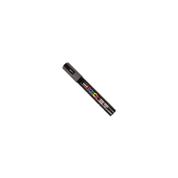 Posca Marker Deep Grey PC5M Medium Bullet Tip