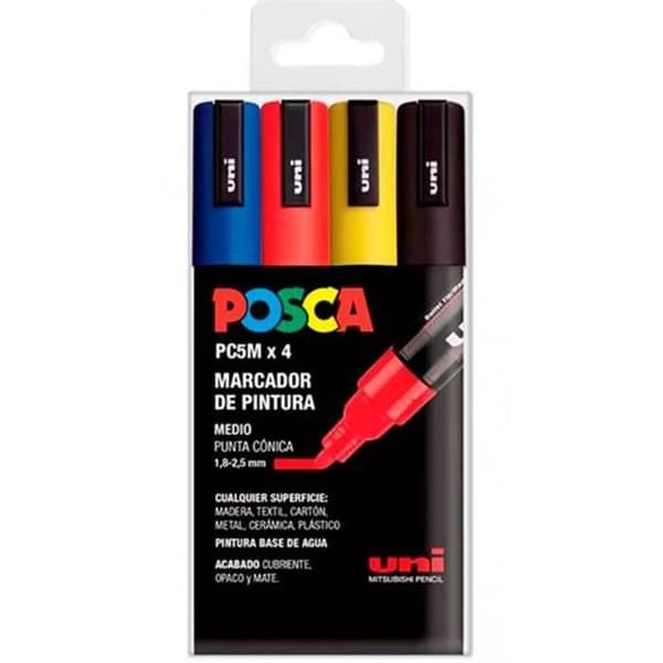 Pica 522/52 Permanent Marker Ronde Punt - Wit - De Boer