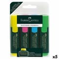 Miniatyrbillede 1 af 2: Sæt markører Faber-Castell Fluorescerende Multifarvet (5 enheder)