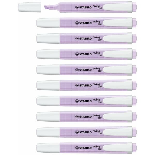 Markeringstuscher Stabilo Swing Cool Violet 10 Dele