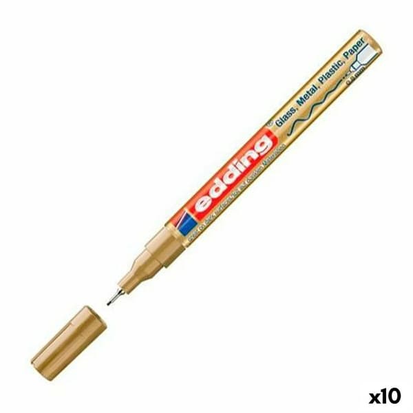 Sprittusch Edding 780 Gylden (10 enheder)